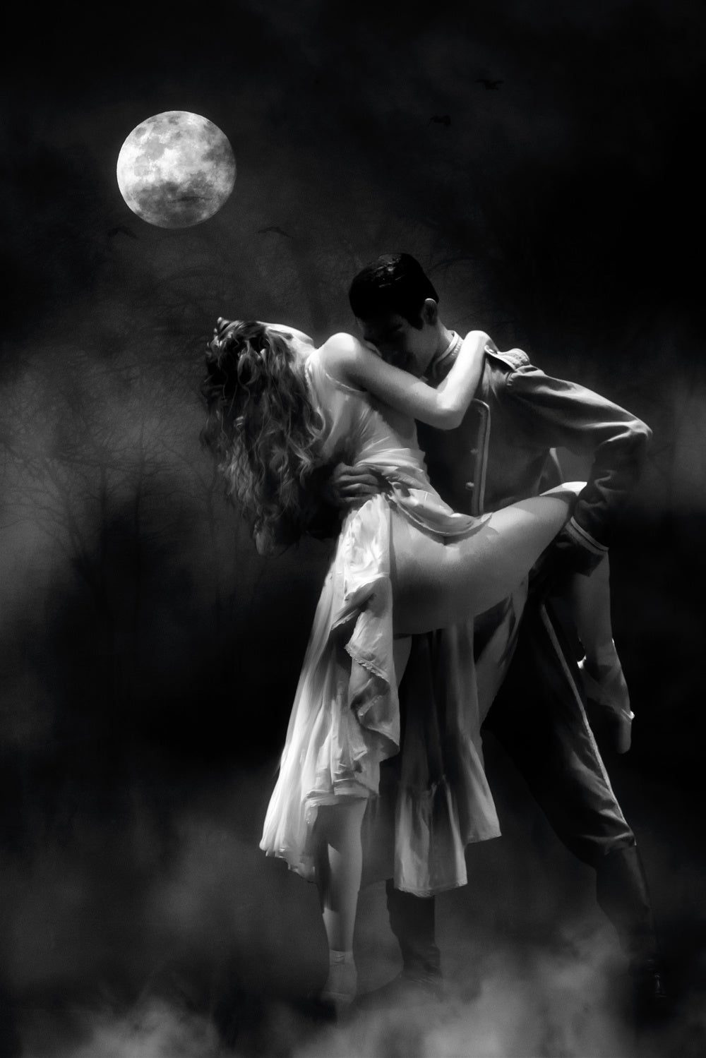 Softly, deftly, music shall caress you mono Poster och Canvastavla