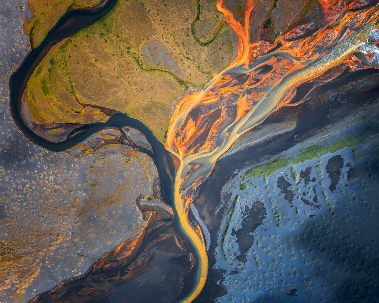 Hues of the Creeks Poster och Canvastavla