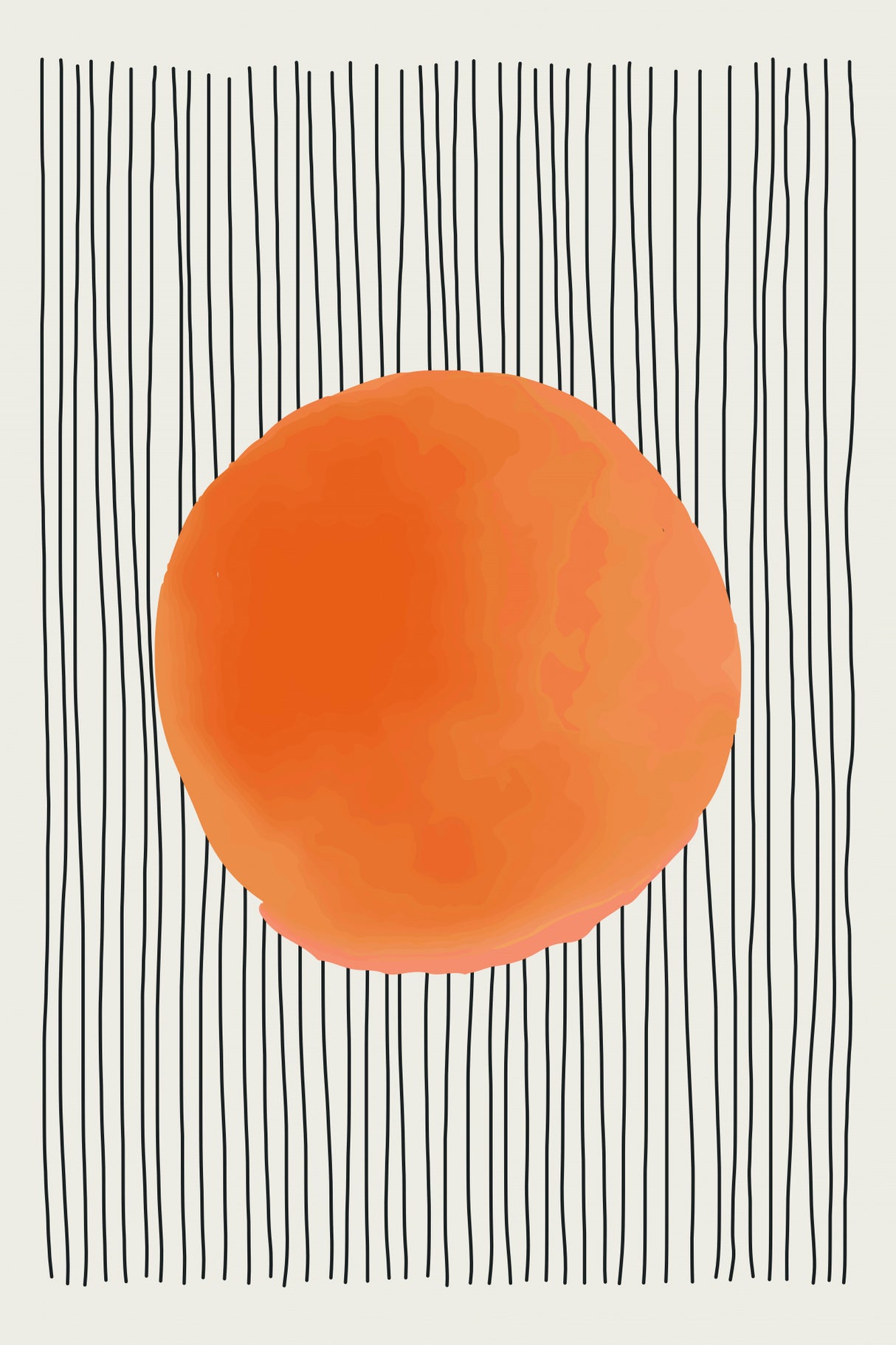 Geometric Watercolor #6 Poster och Canvastavla