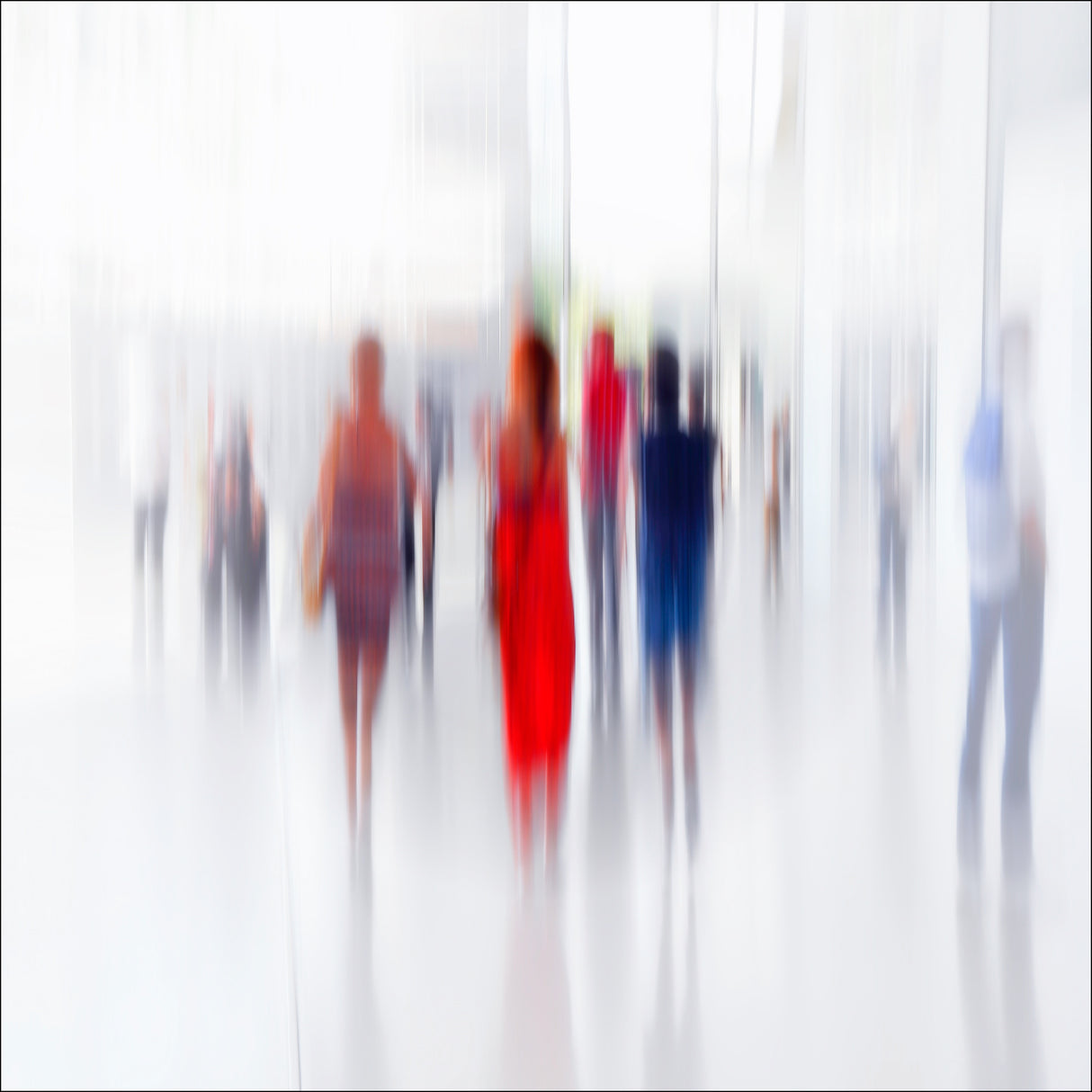 Women in red Poster och Canvastavla