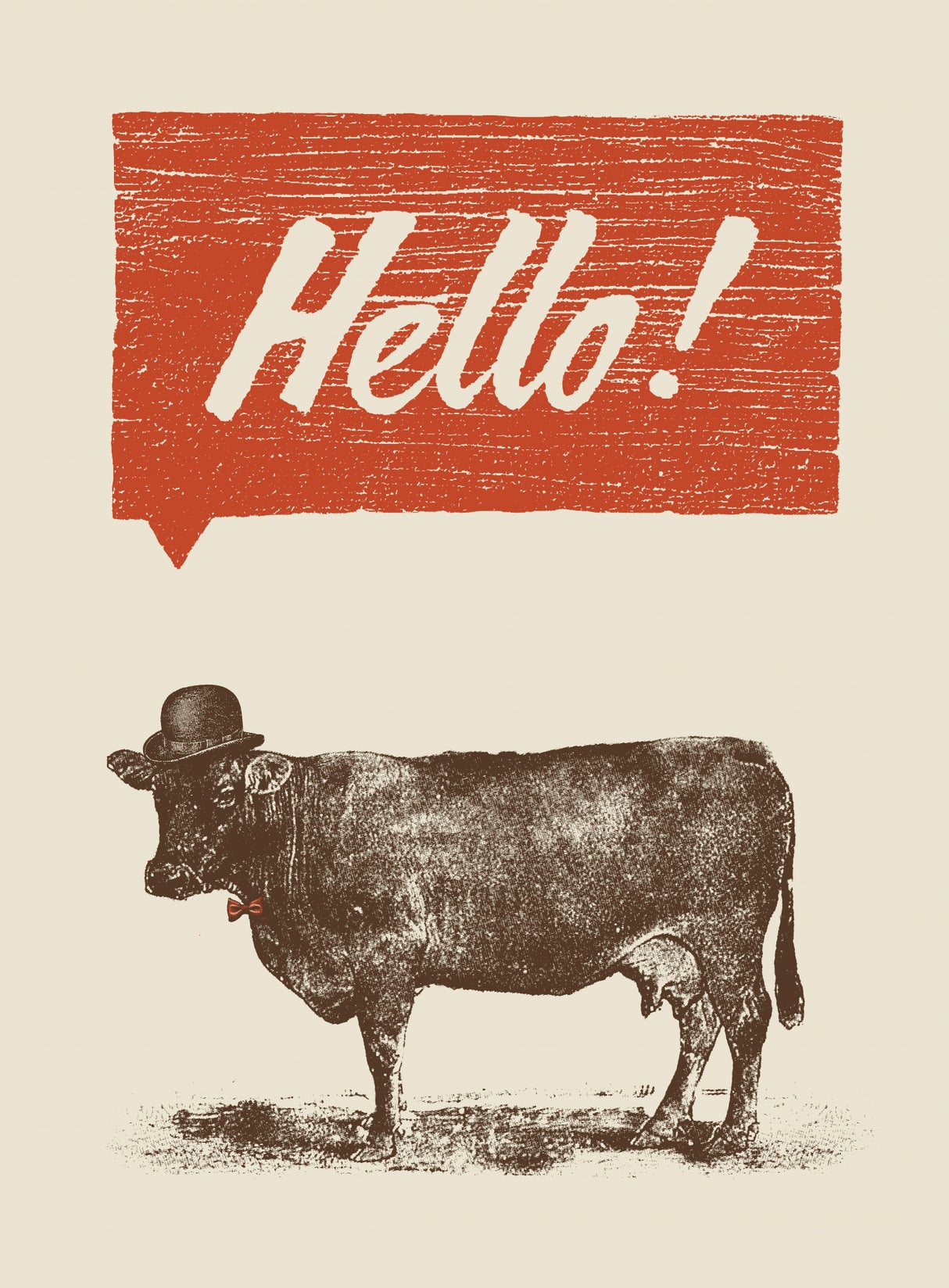 Hello Poster och Canvastavla