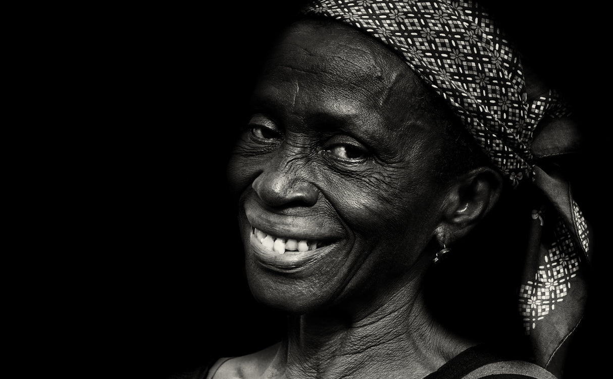 A smile in the market, Benin Poster och Canvastavla