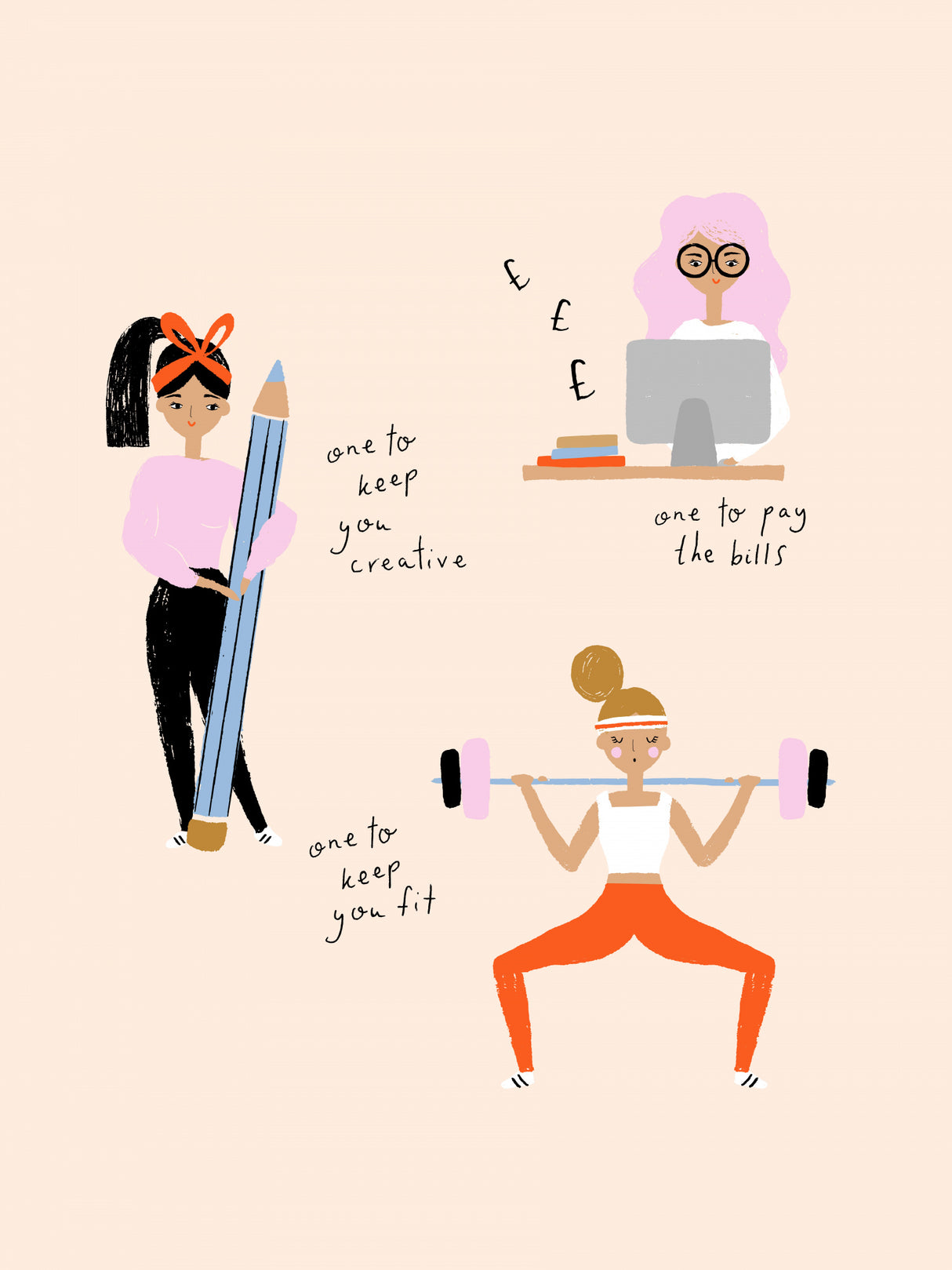 You Need 3x Hobbies Poster och Canvastavla