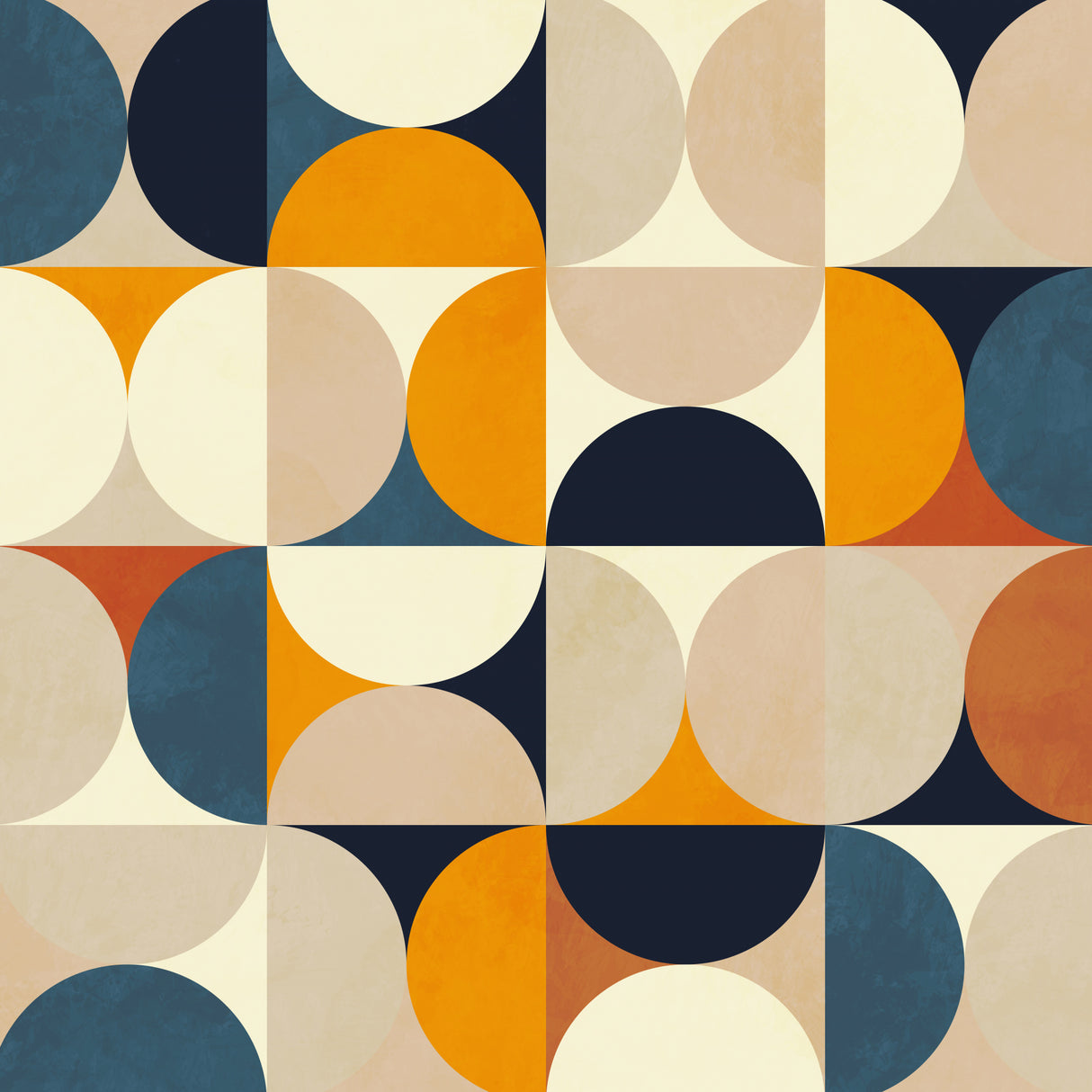 Geometry New12 Bleu Claire Poster och Canvastavla