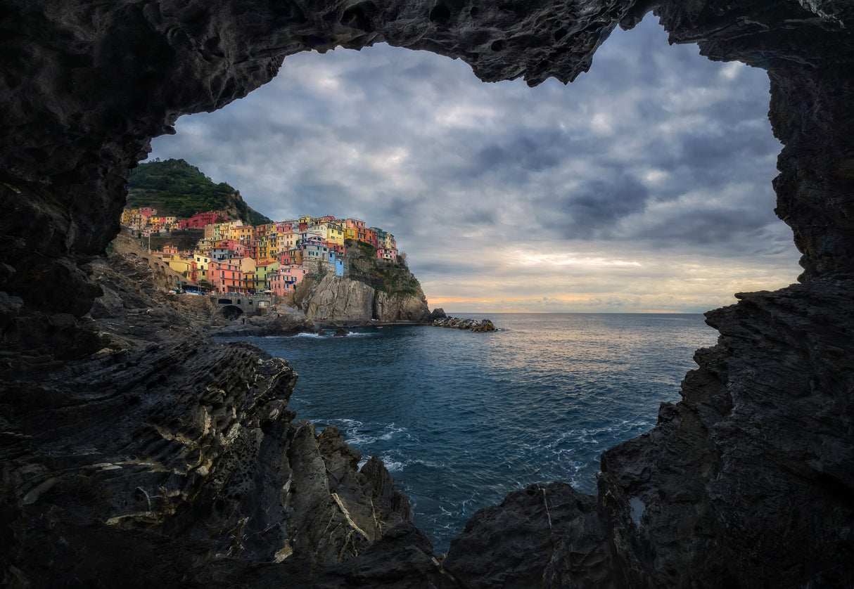 I love Manarola Poster och Canvastavla