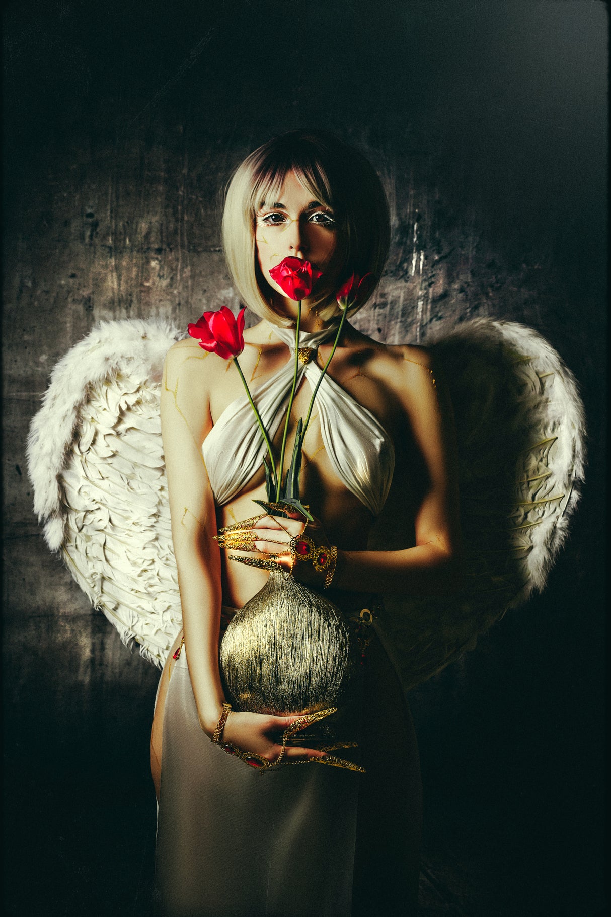 Lips of a Tulip Poster och Canvastavla