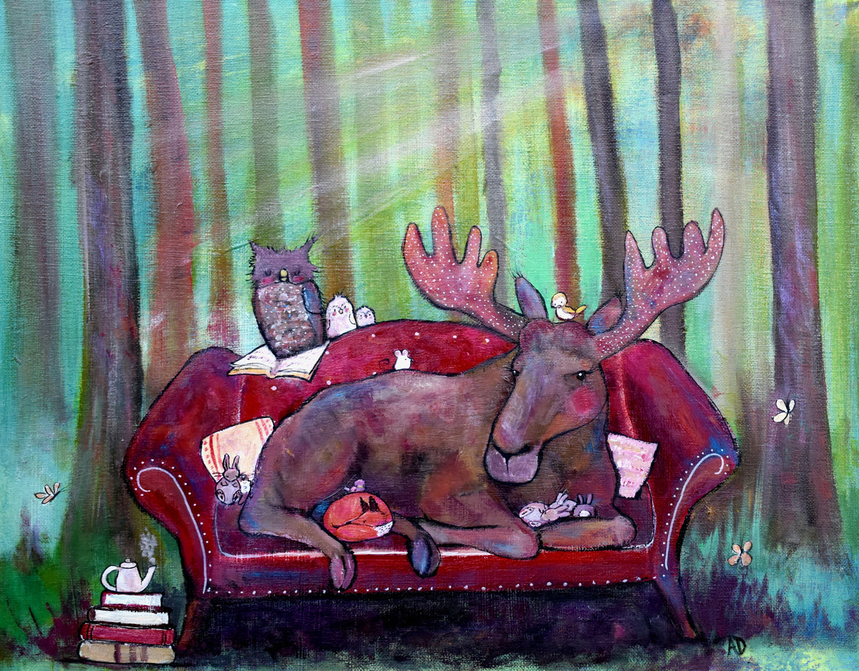 The Red Sofa Poster och Canvastavla