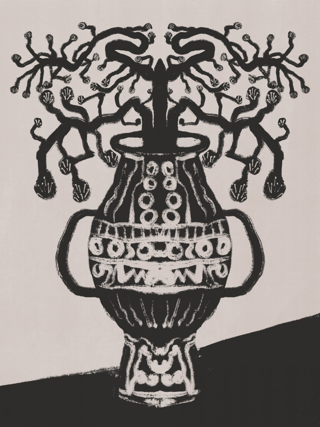 Tall Vase Still Life Poster och Canvastavla