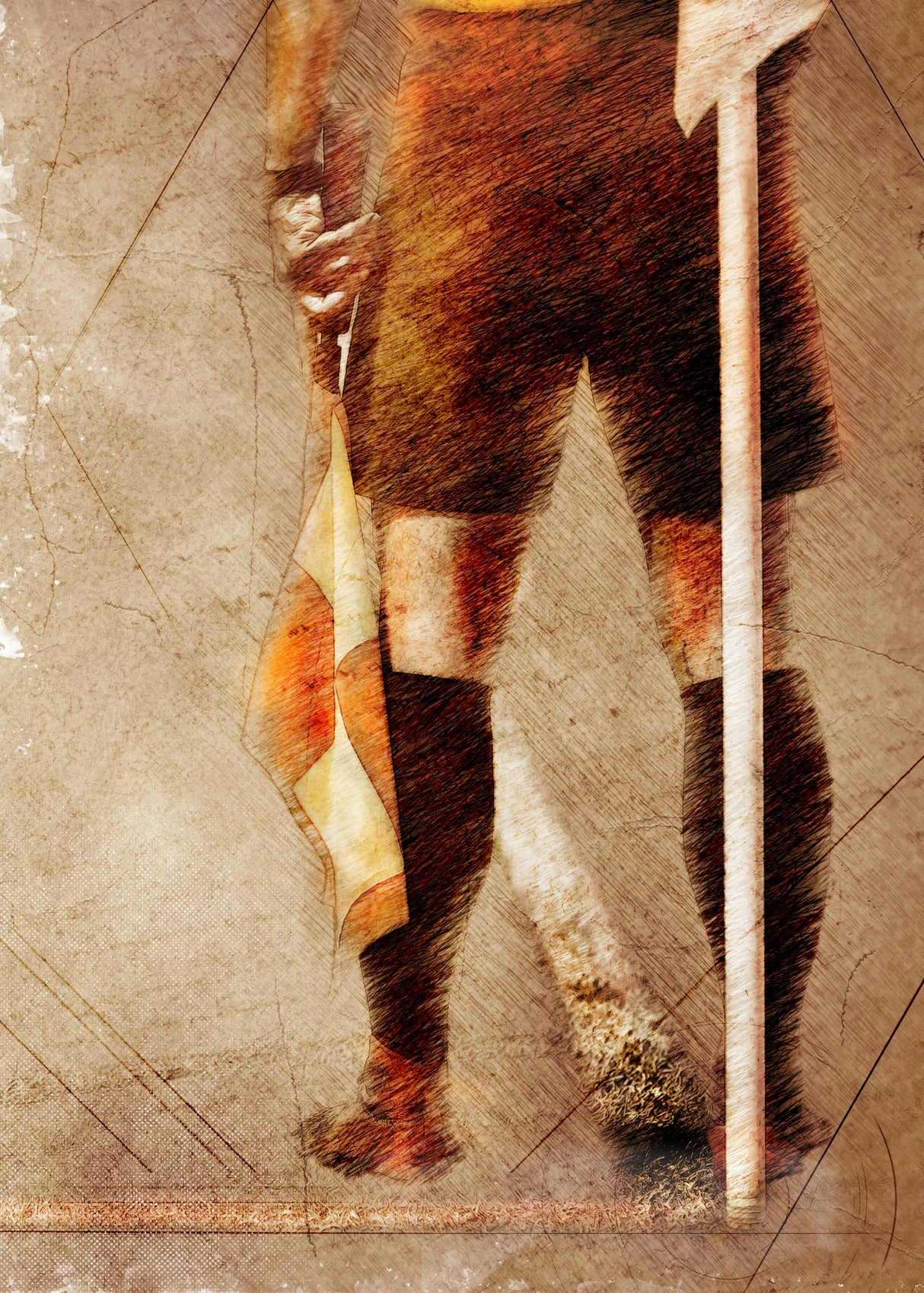 Football Soccer Sport Art 6 Poster och Canvastavla