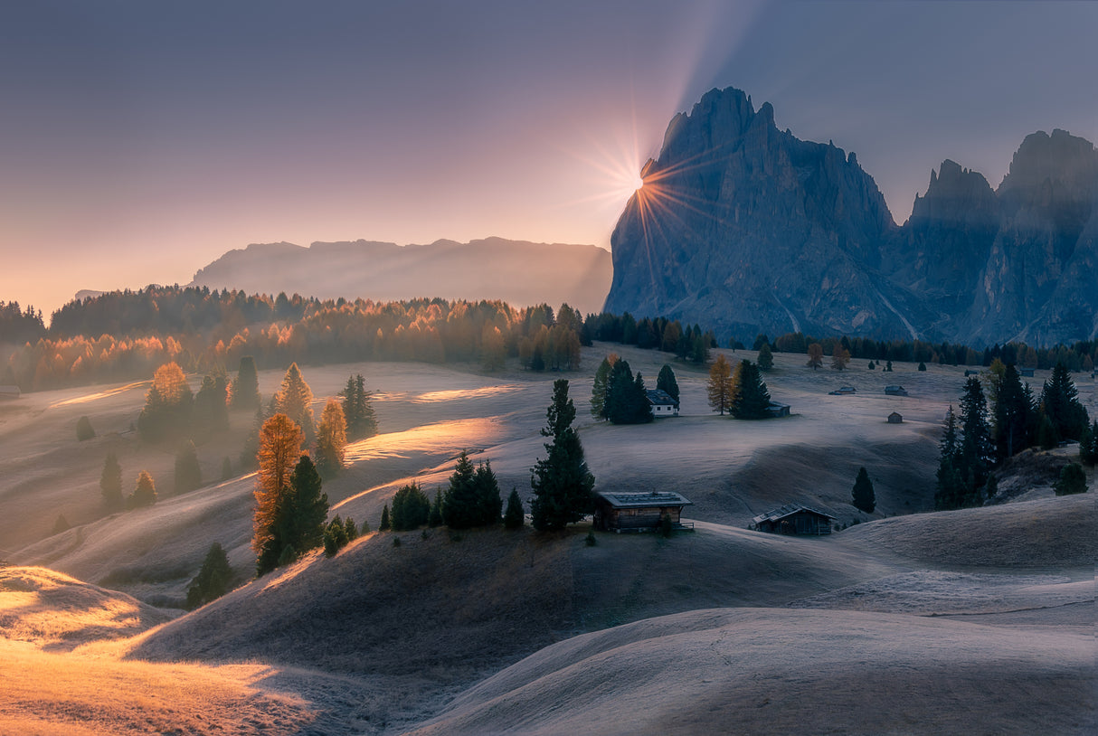 Seiser Alm in Italy Poster och Canvastavla
