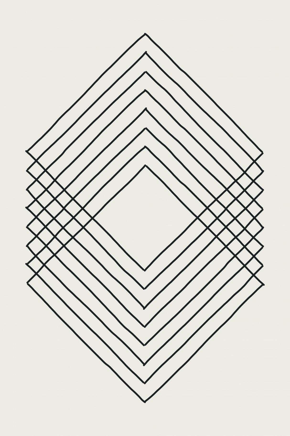 Imperfect Lines #3 Poster och Canvastavla
