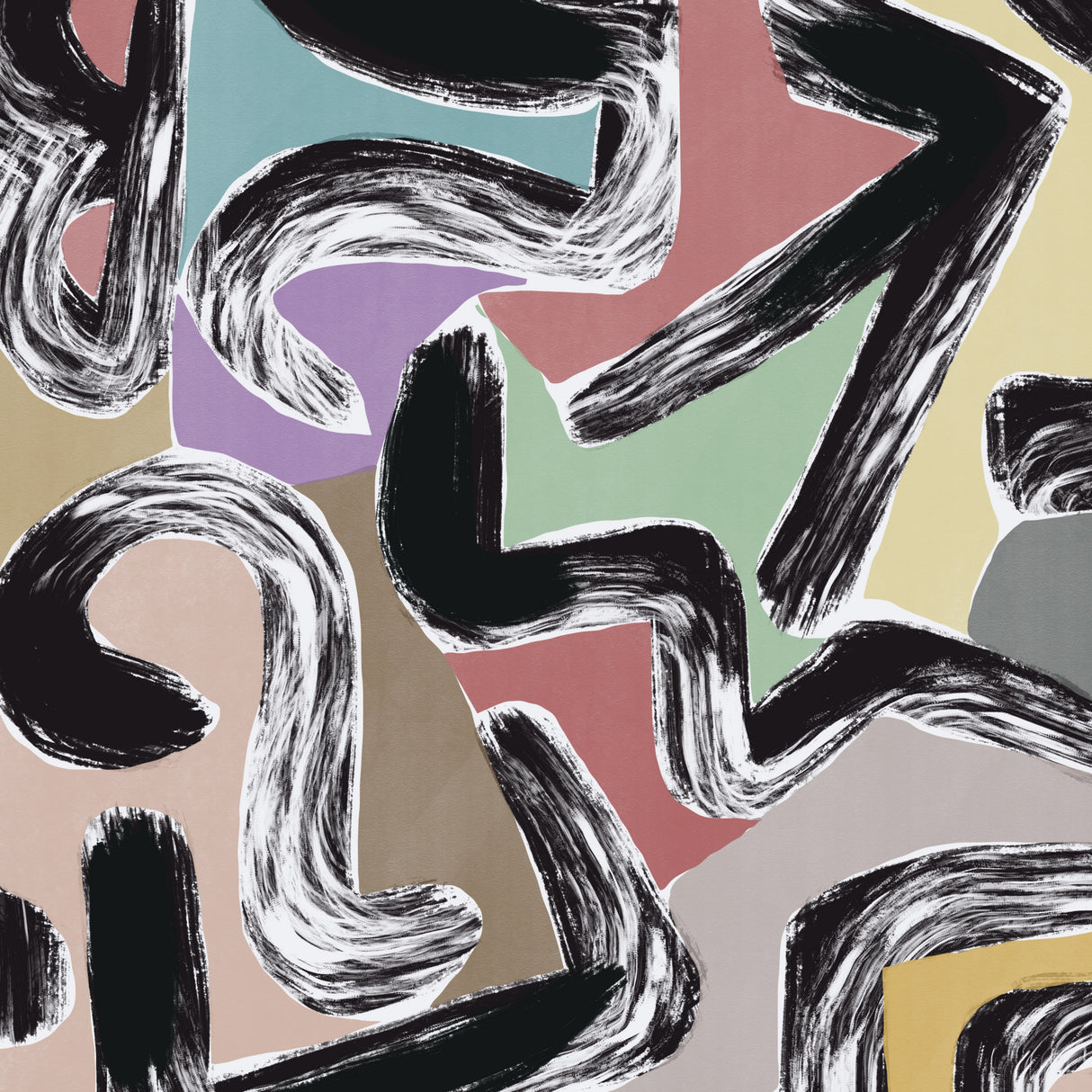 Ink and colors 04 Poster och Canvastavla