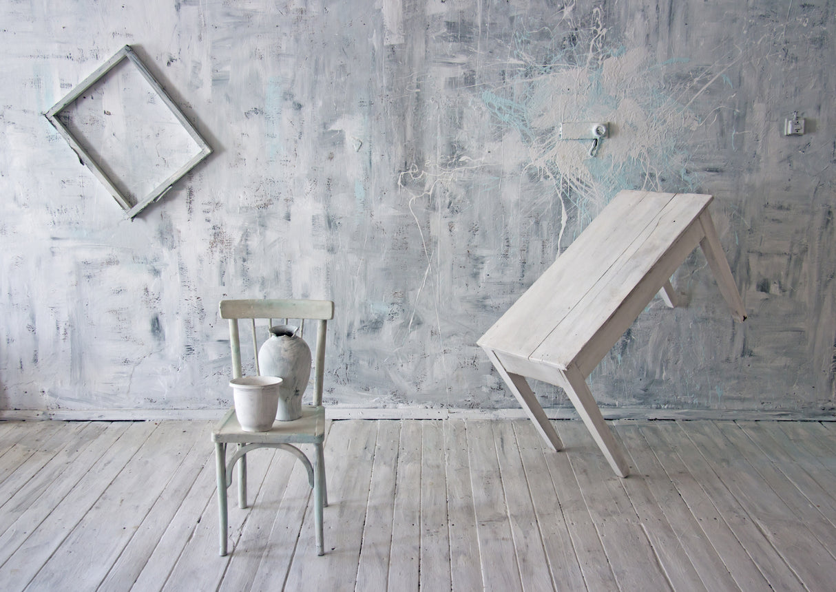 White interior. Poster och Canvastavla