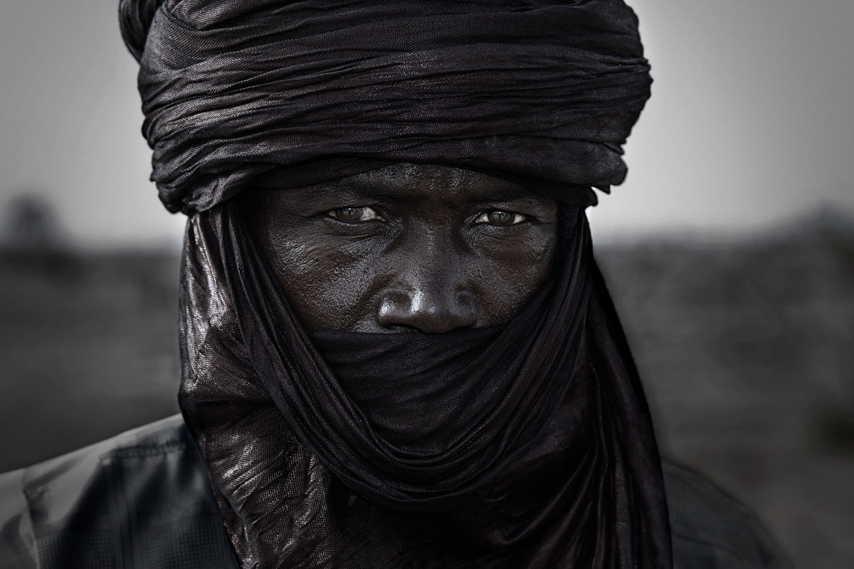 Peul man in the gerewol festival - Niger Poster och Canvastavla