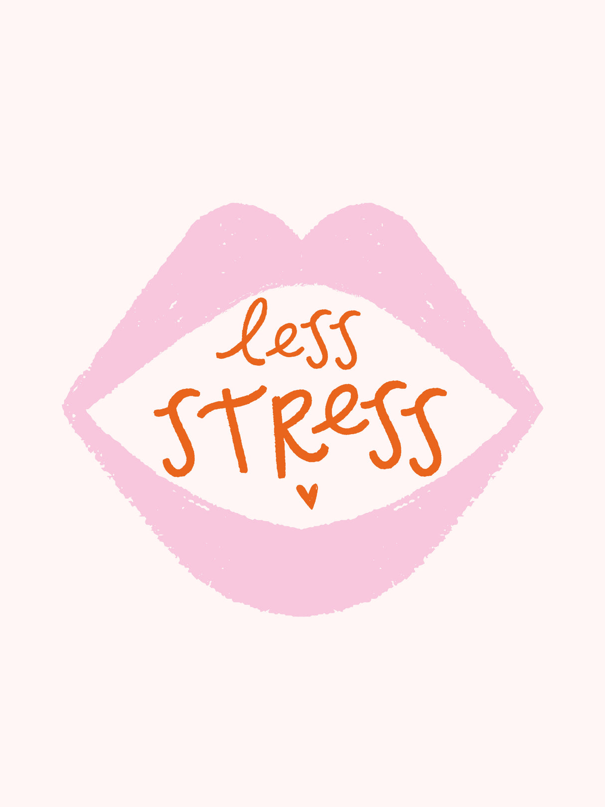 Less Stress Poster och Canvastavla