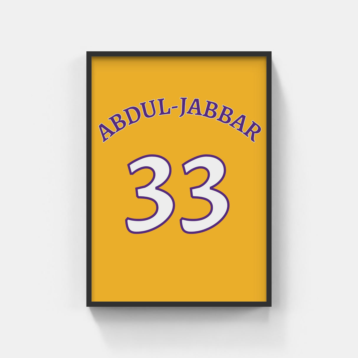 Abdul-Jabbar lakers poster