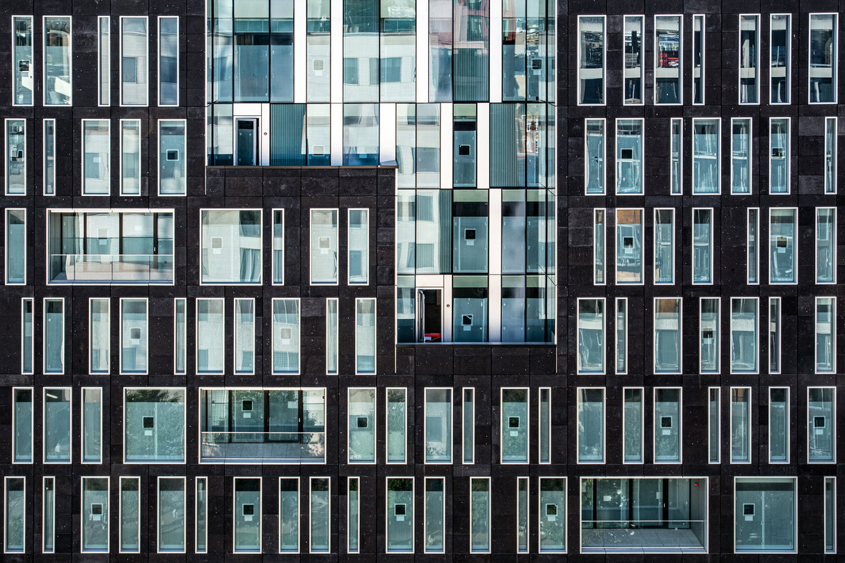 the city reflected Poster och Canvastavla