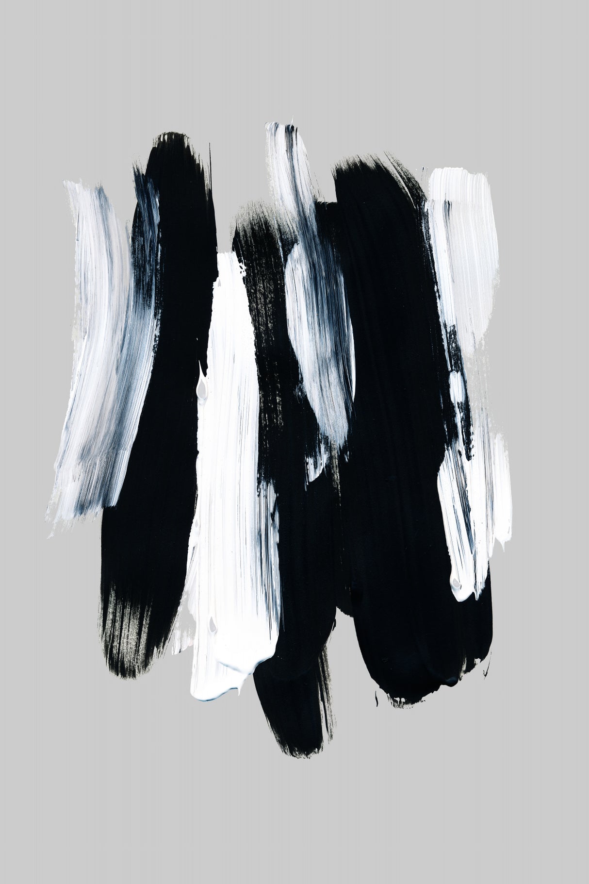 Abstract Brush Strokes 12 300dpi Poster och Canvastavla