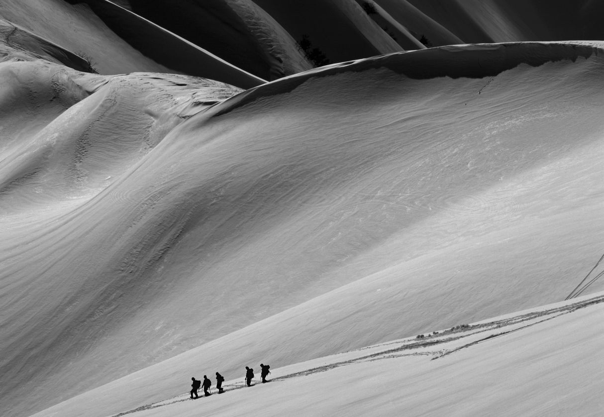 Snow mountain Poster och Canvastavla