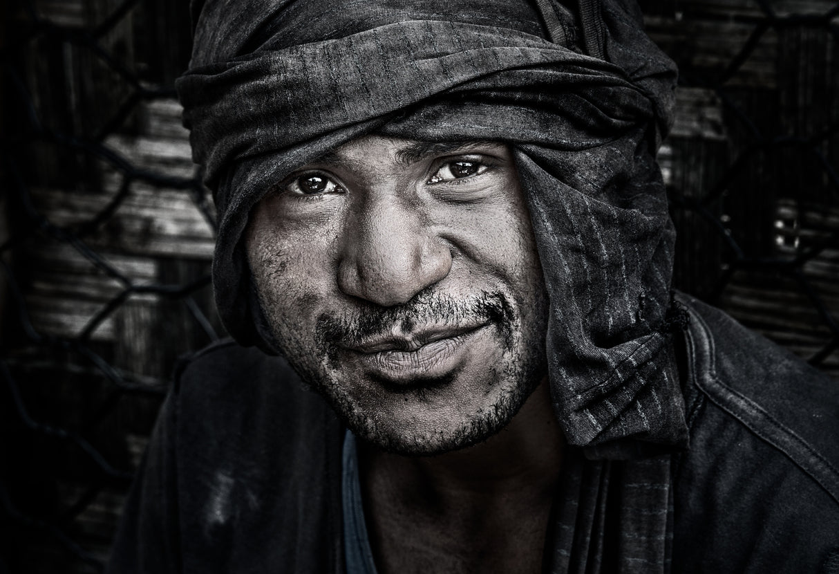 Man from Mt. Hagen - Papua New Guinea Poster och Canvastavla