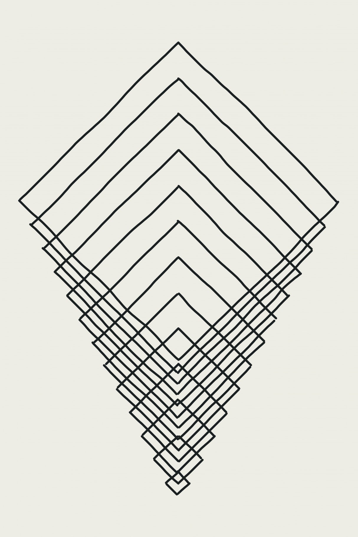 Imperfect Lines #5 Poster och Canvastavla
