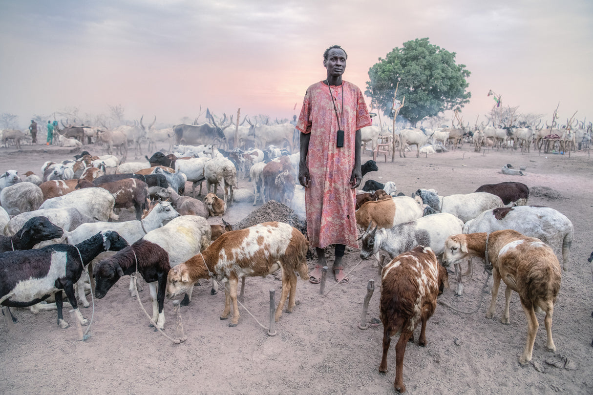 Mundari shepherd Poster och Canvastavla