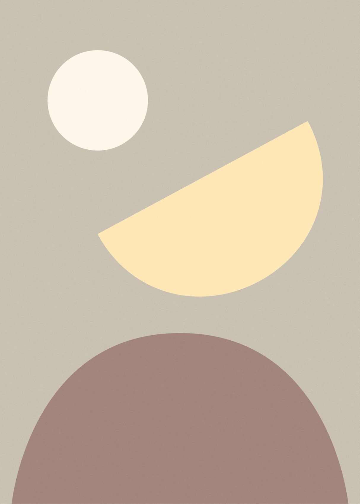 Arches Yellow and Gray Poster och Canvastavla