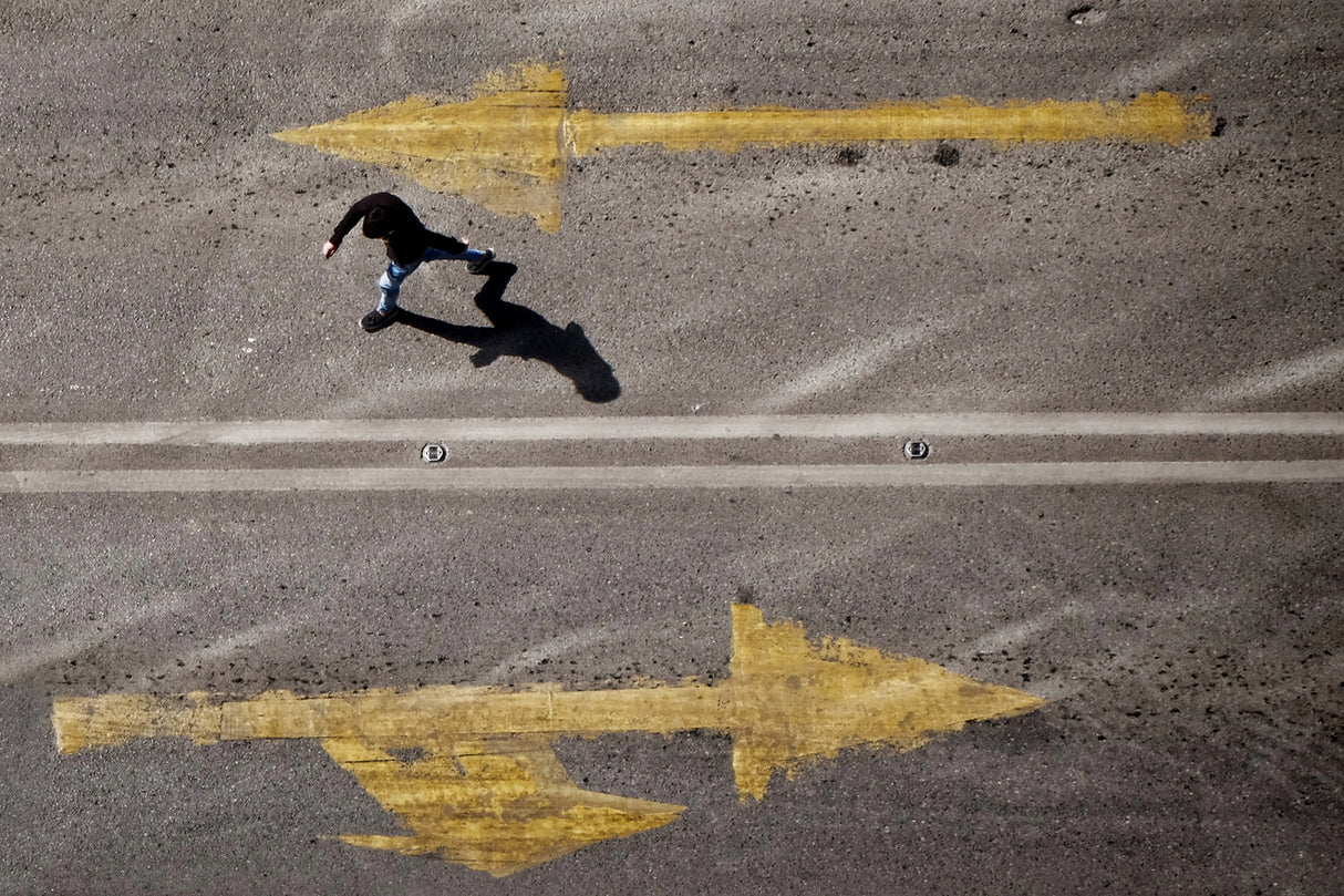 Cross the street Poster och Canvastavla