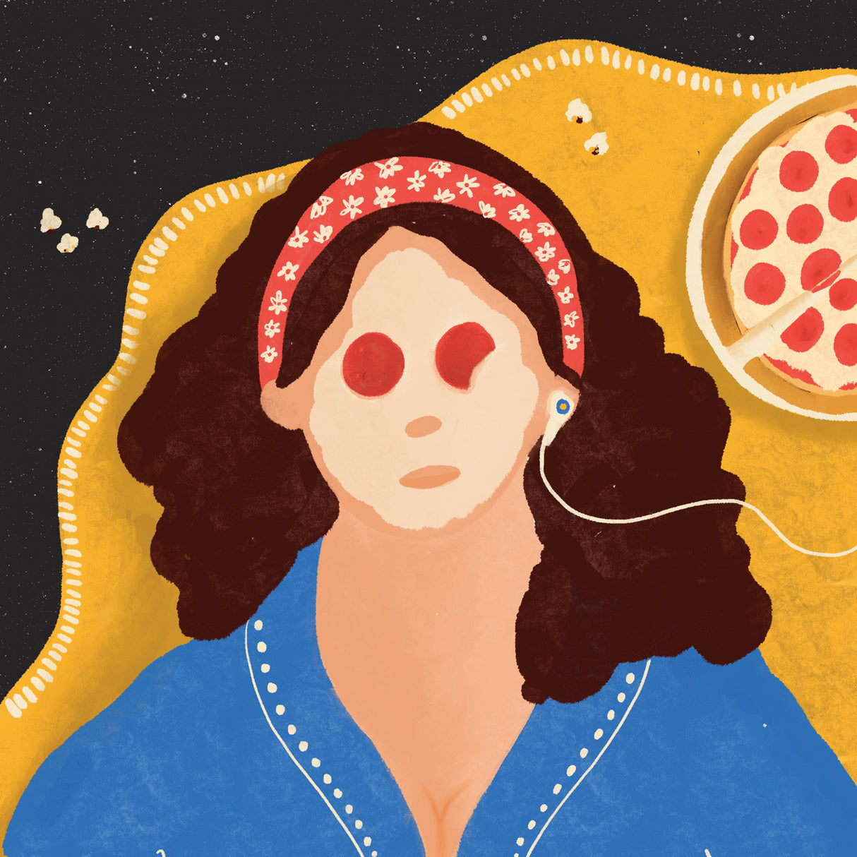 Lazy Girl Poster och Canvastavla