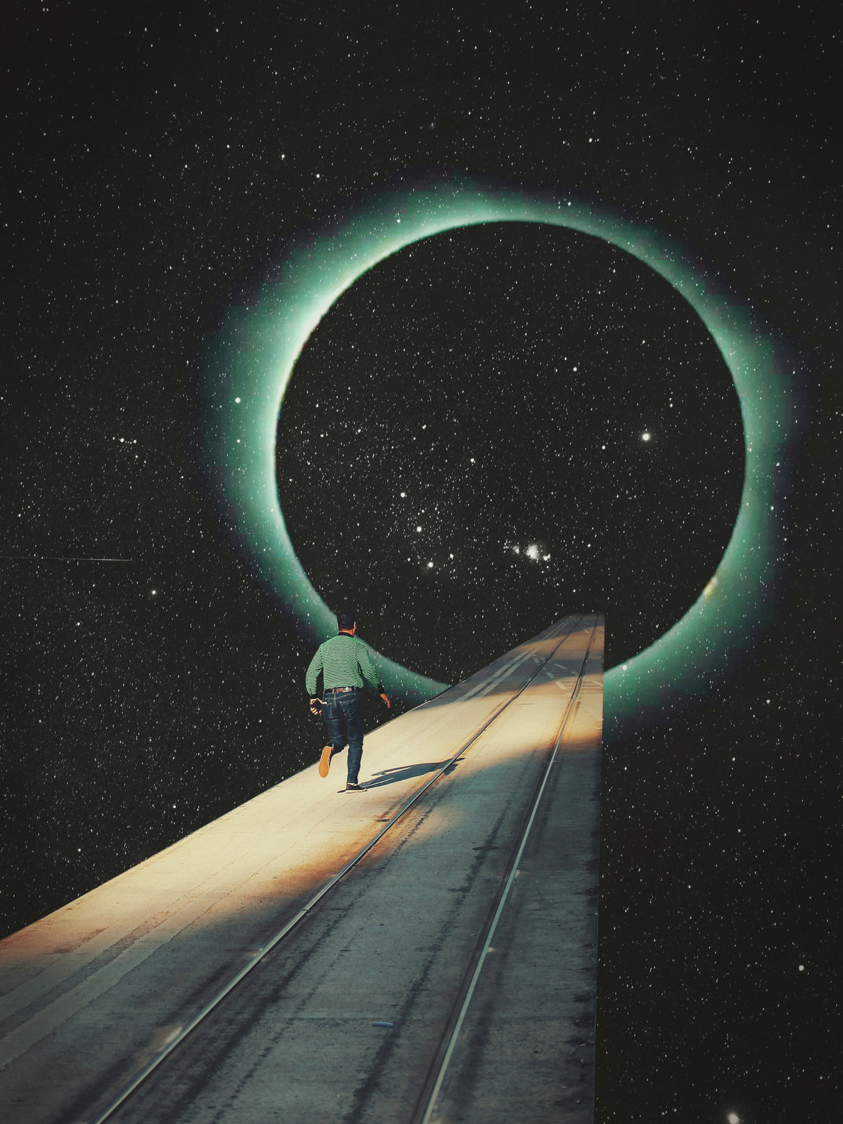 Escaping Into the Void Poster och Canvastavla