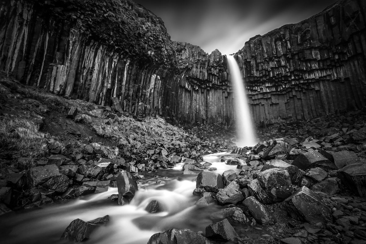 The great Svartifoss Poster och Canvastavla