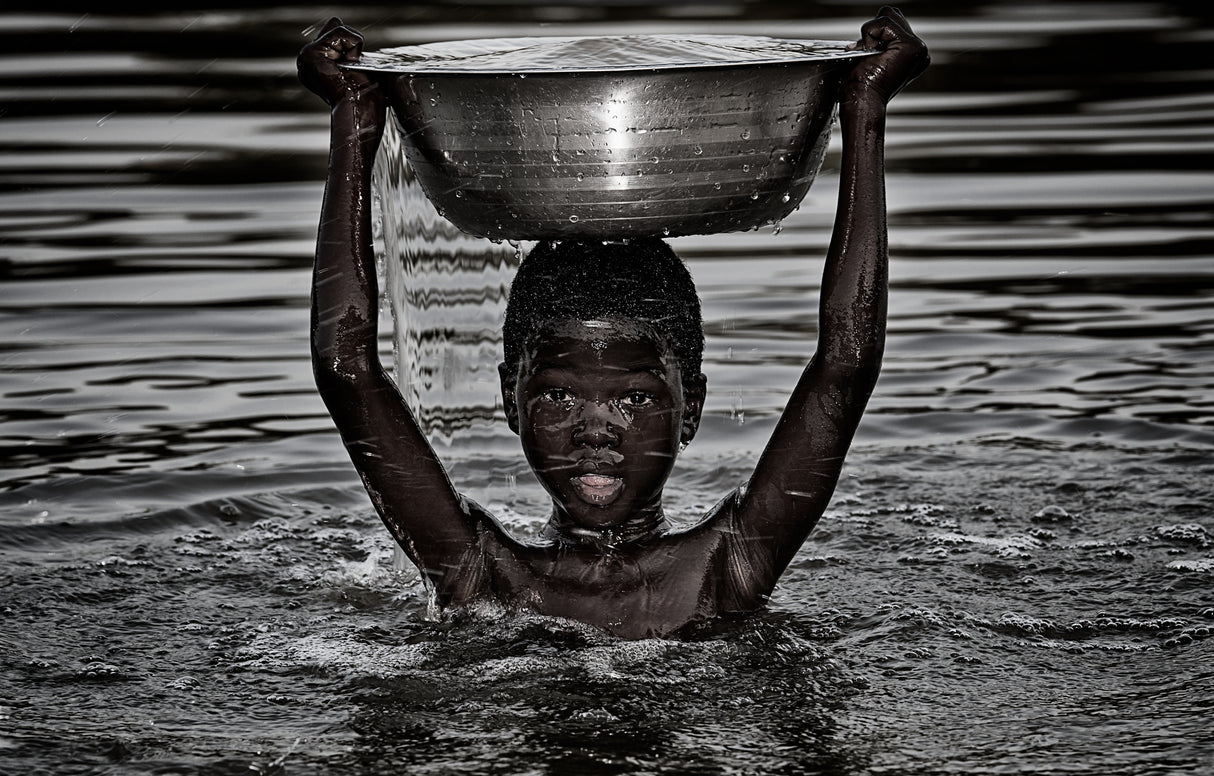 Going for water-III - Benin Poster och Canvastavla