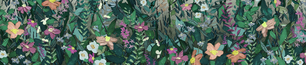 Hl004 Flowers 2 4206mm X 3000h Poster och Canvastavla