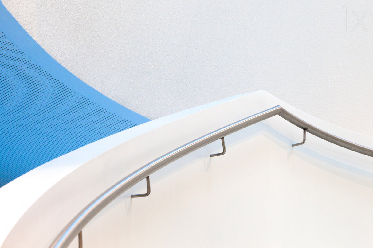 Stairs with blue Poster och Canvastavla