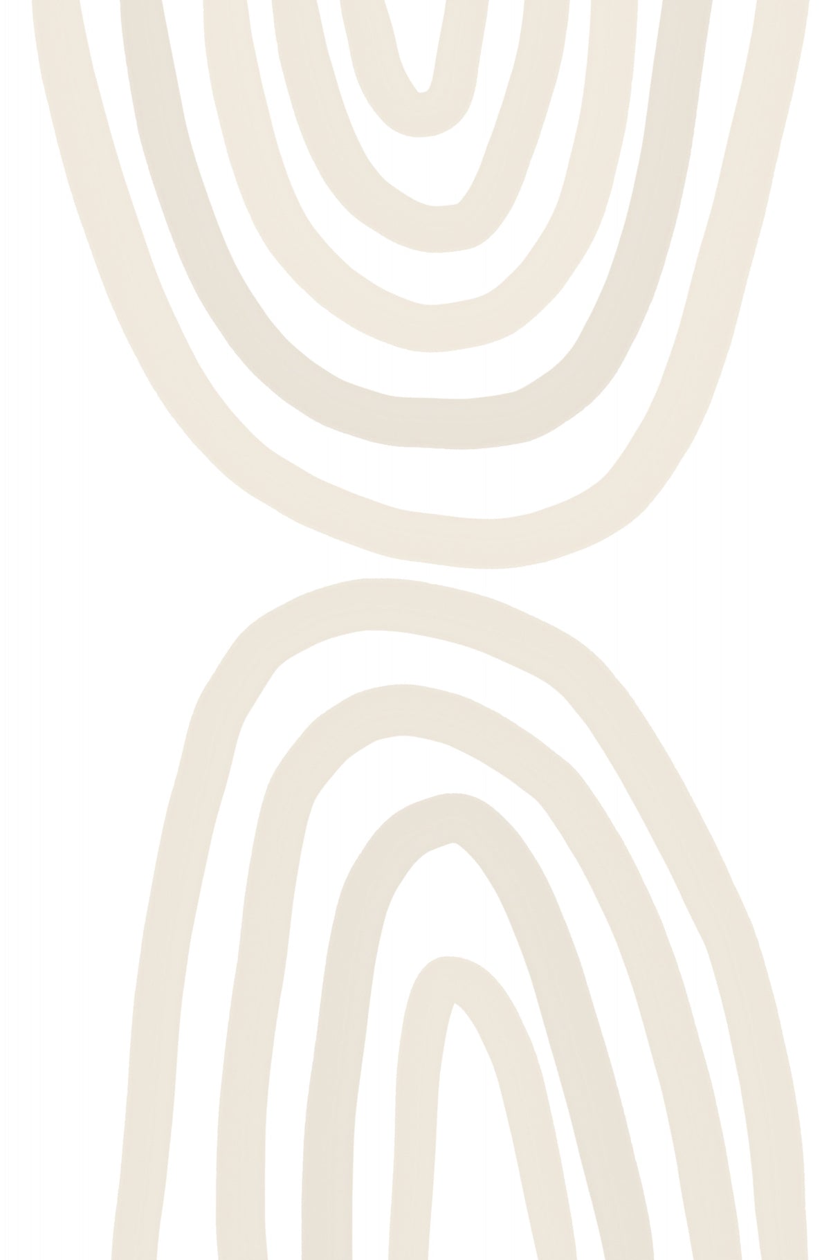 Beige Rainbow Poster och Canvastavla