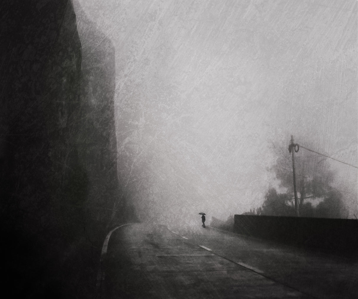 乡间公路 Poster och Canvastavla