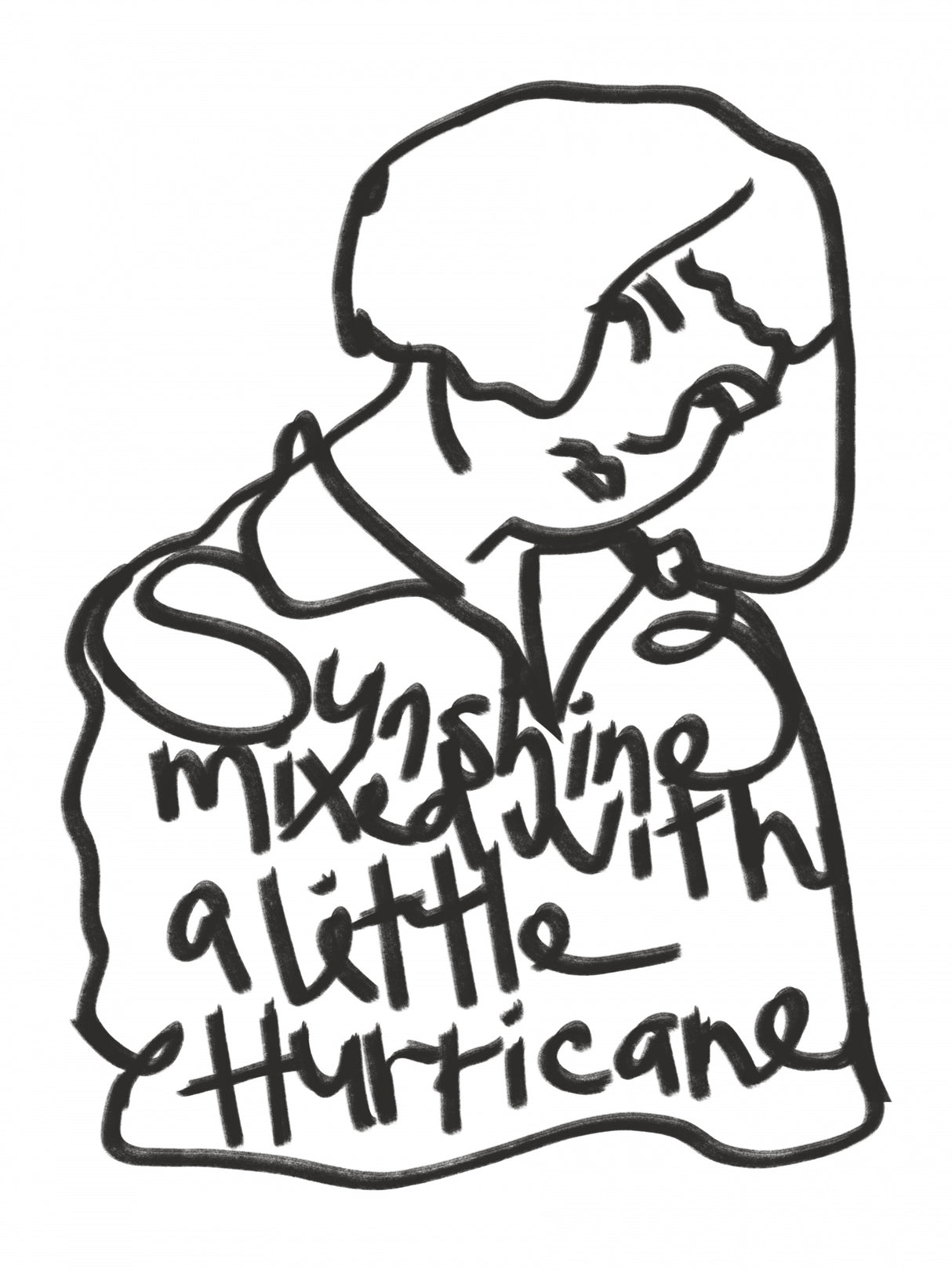 Sunshine Mixed With a Little Hurricane Poster och Canvastavla