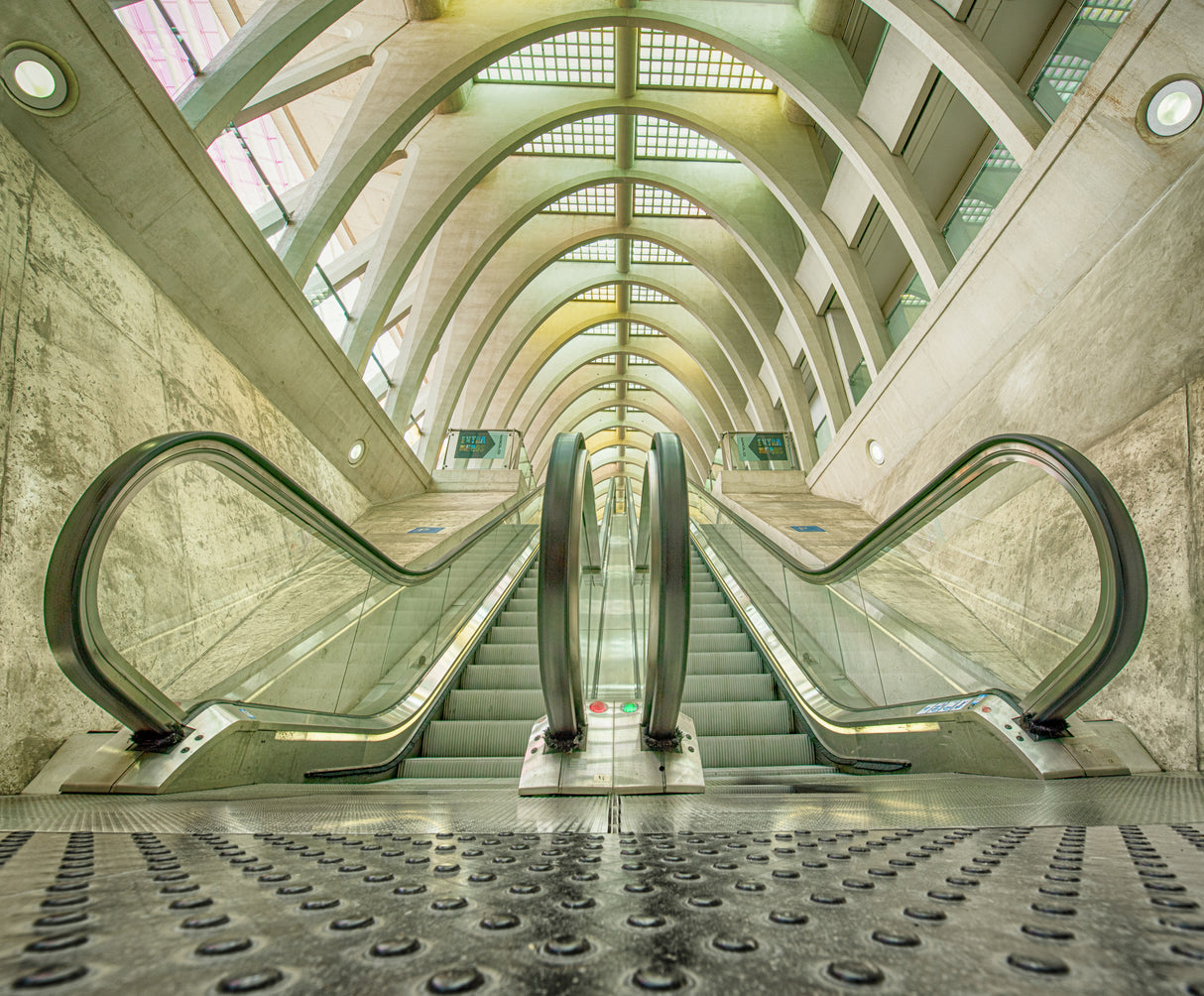 Escalator Poster och Canvastavla