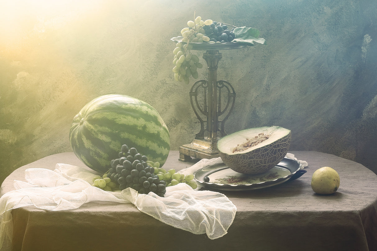 Watermelon and melon Poster och Canvastavla