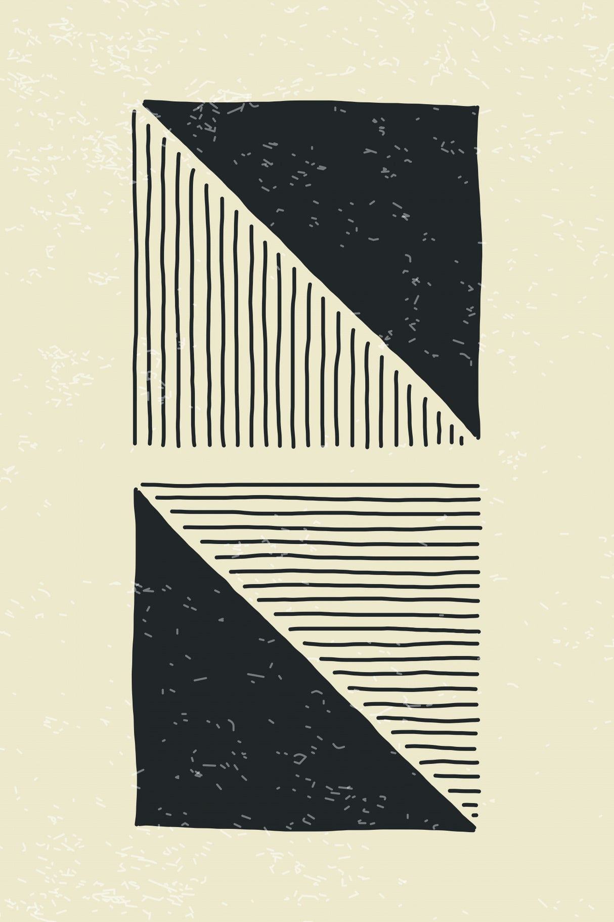 Black Triangles Series #3 Poster och Canvastavla