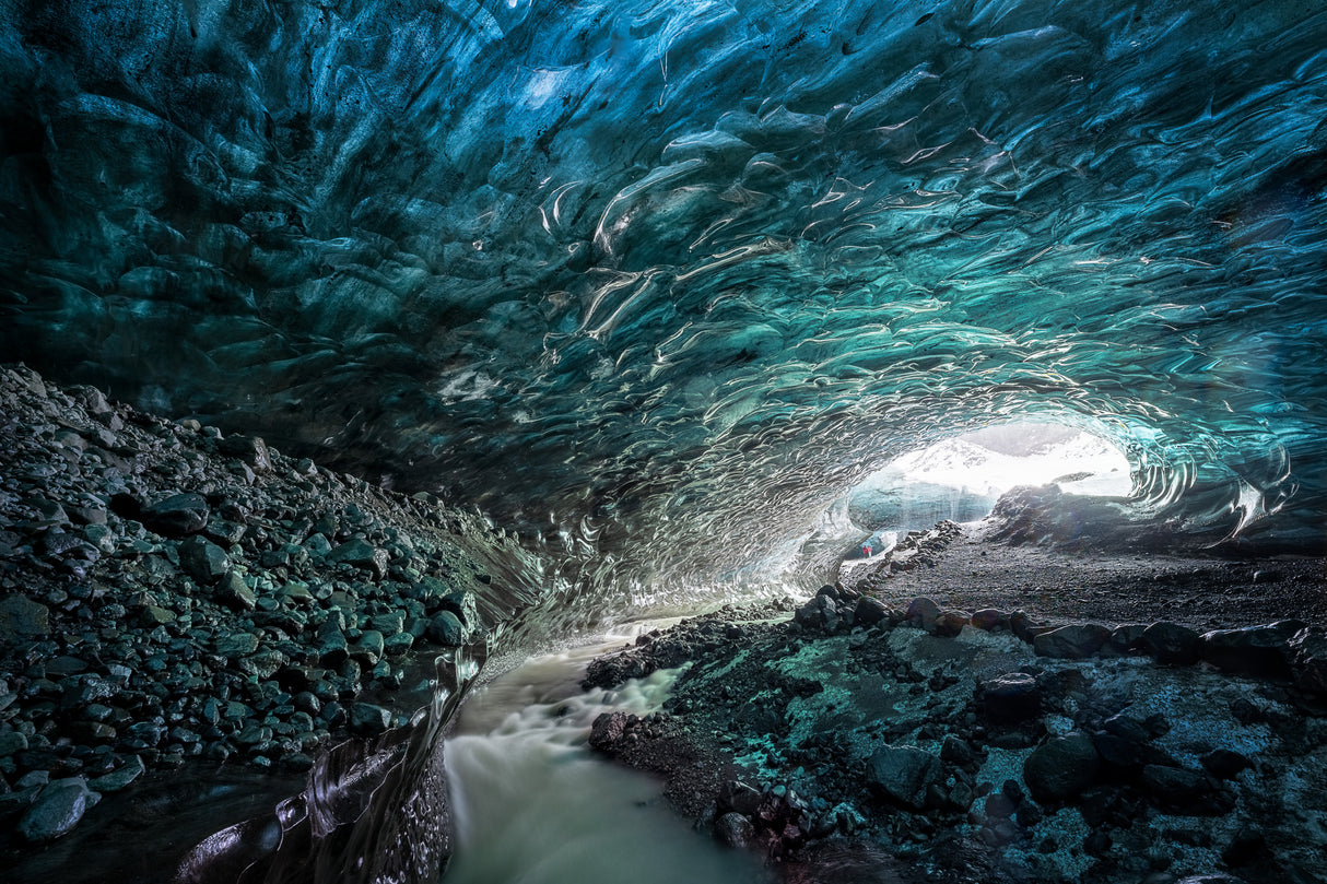Ice cave Poster och Canvastavla