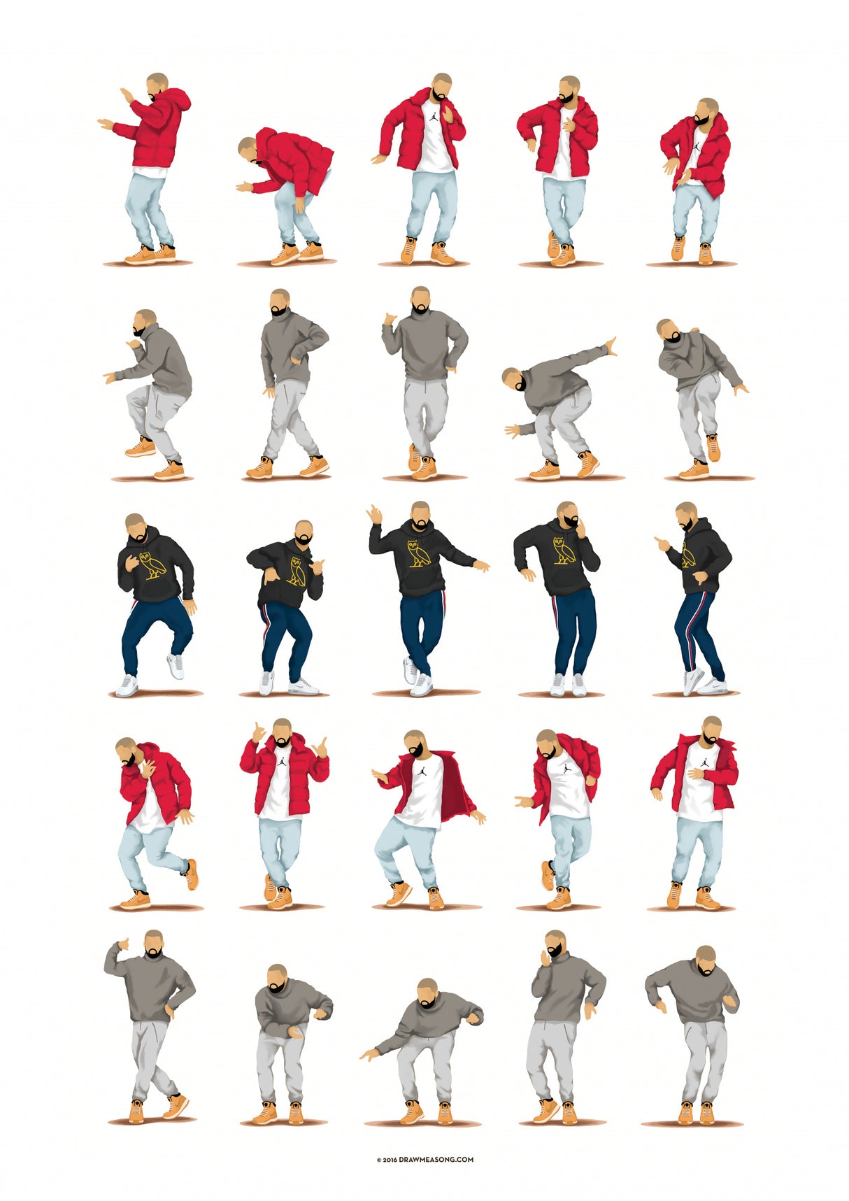 Hotline Bling Poster och Canvastavla