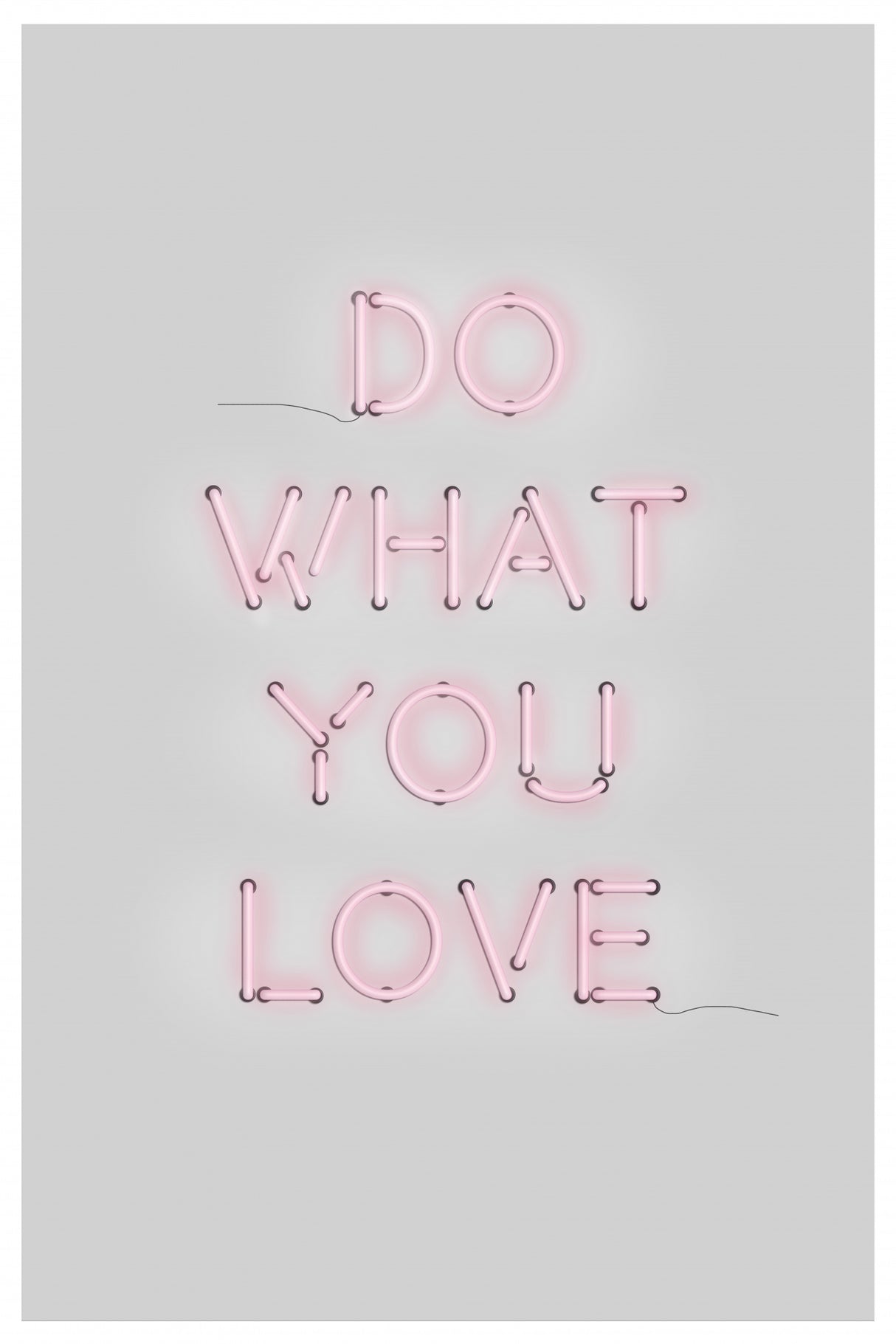 Do What You Love Poster och Canvastavla