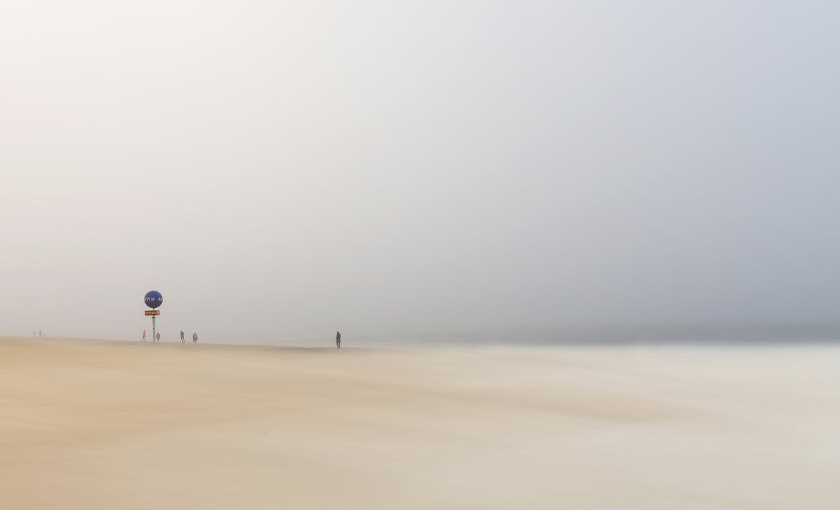 autumn on the beach Poster och Canvastavla