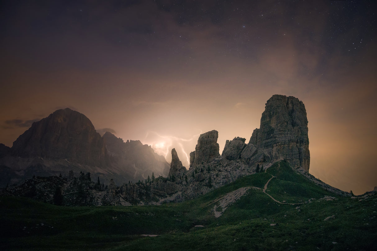 Cinque Torri, Dolomites Poster och Canvastavla