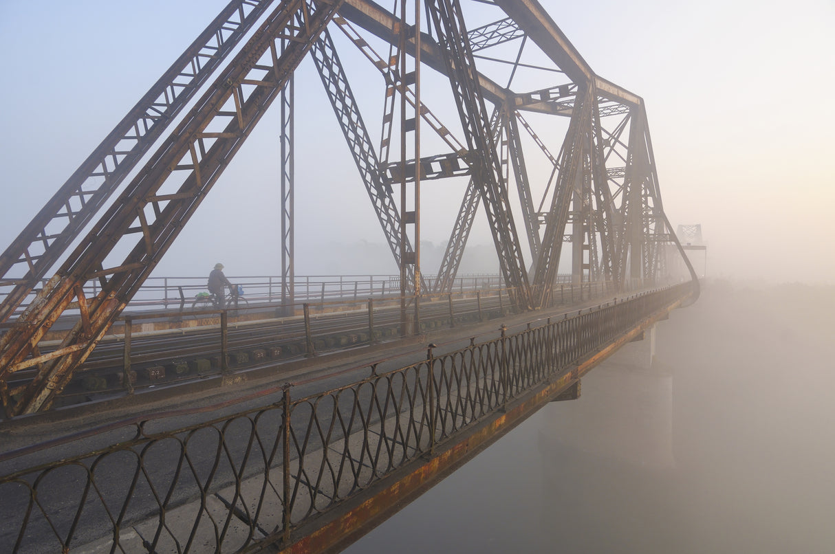 Long Bien brigde 01 Poster och Canvastavla