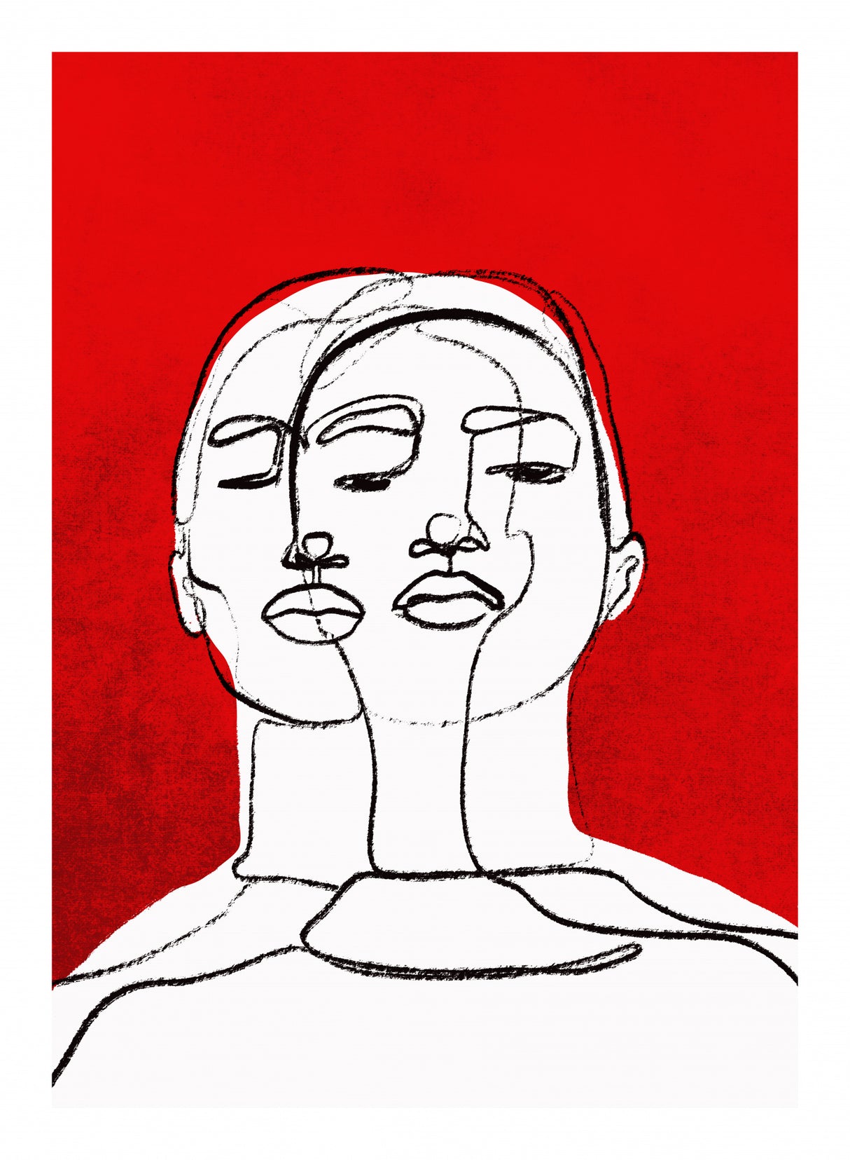 Twins Poster och Canvastavla