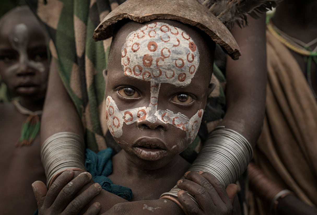 Ethiopian Suri tribes Poster och Canvastavla