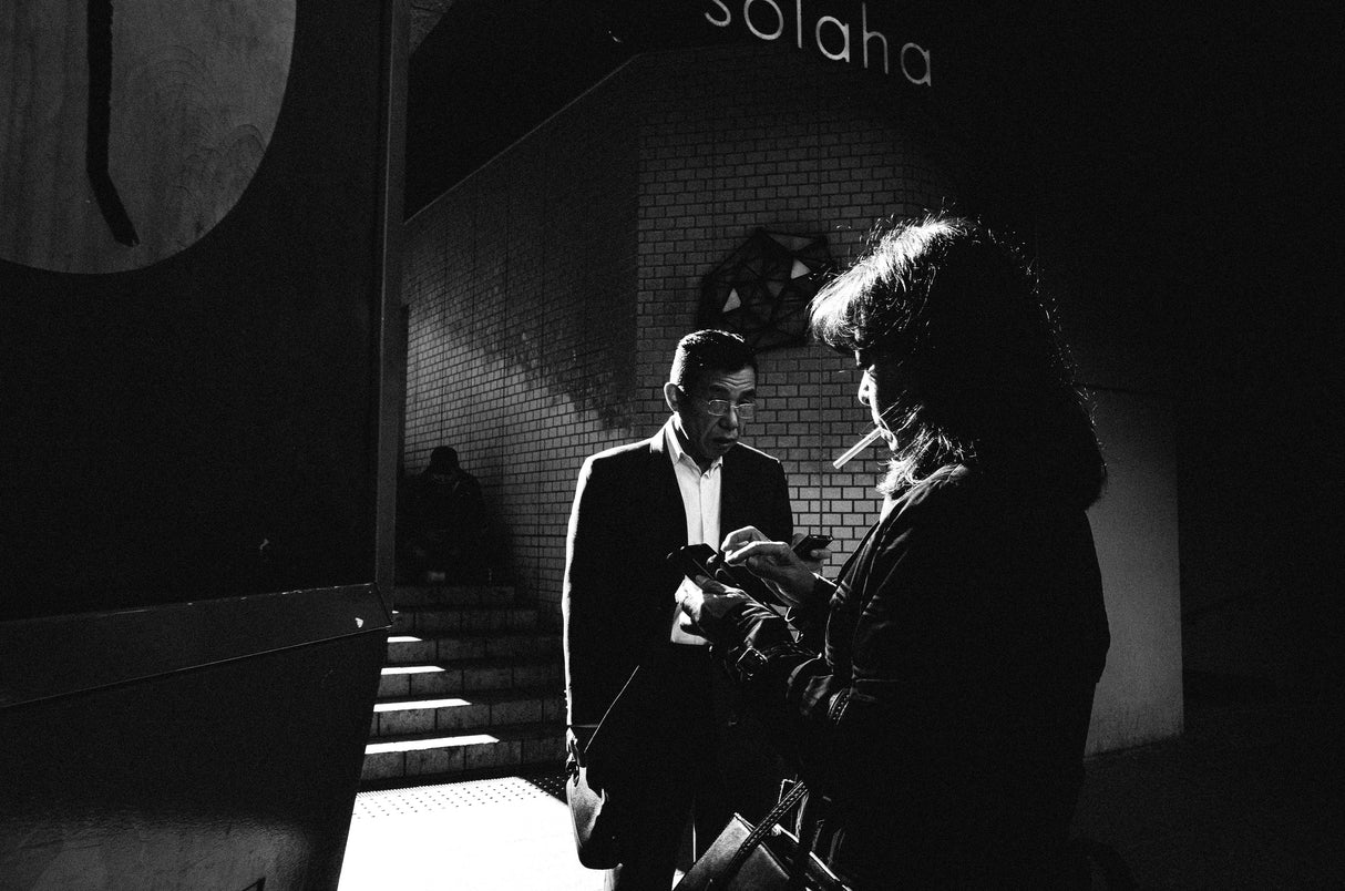 osaka monochrome Poster och Canvastavla