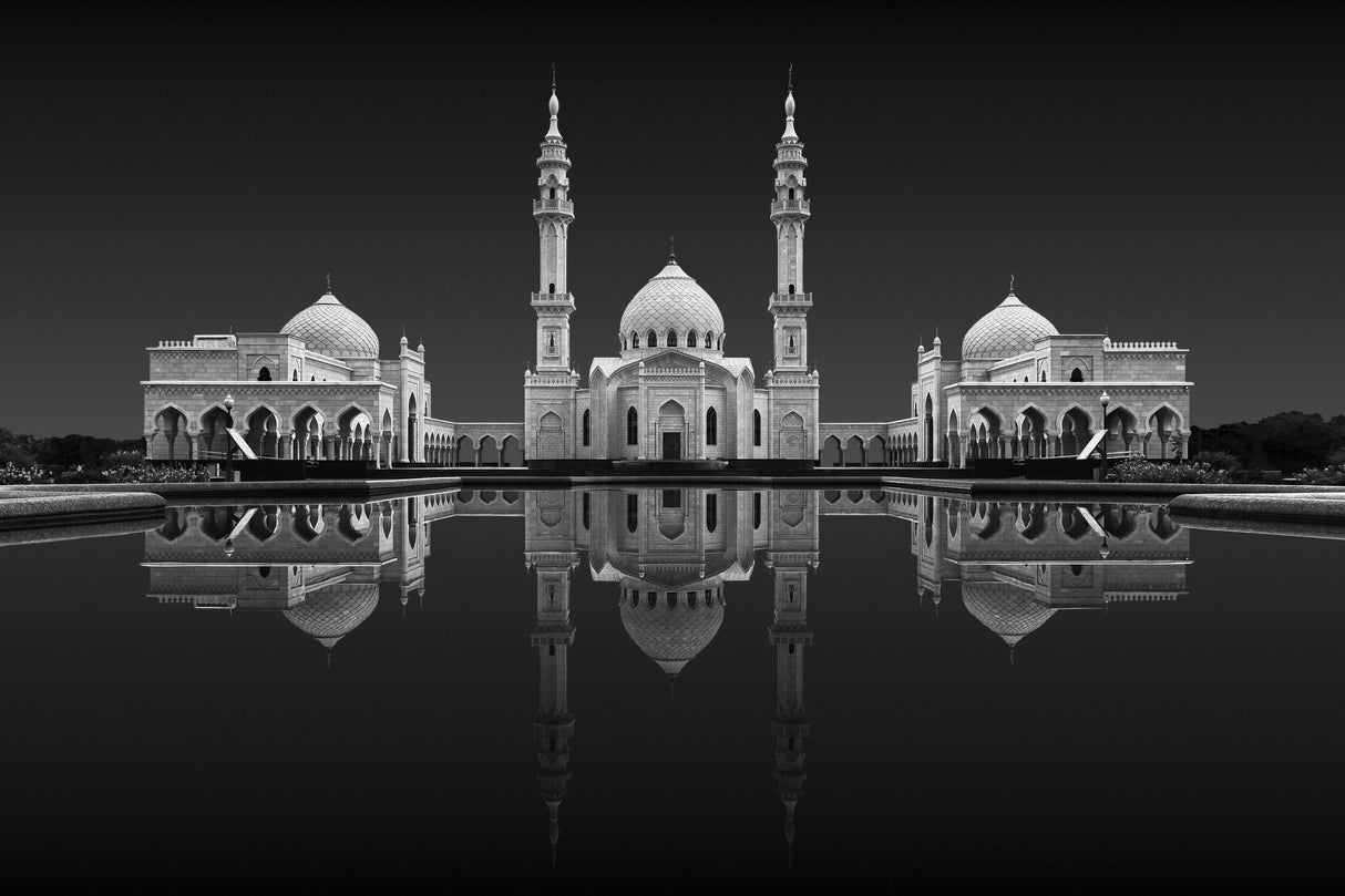 White mosque Poster och Canvastavla